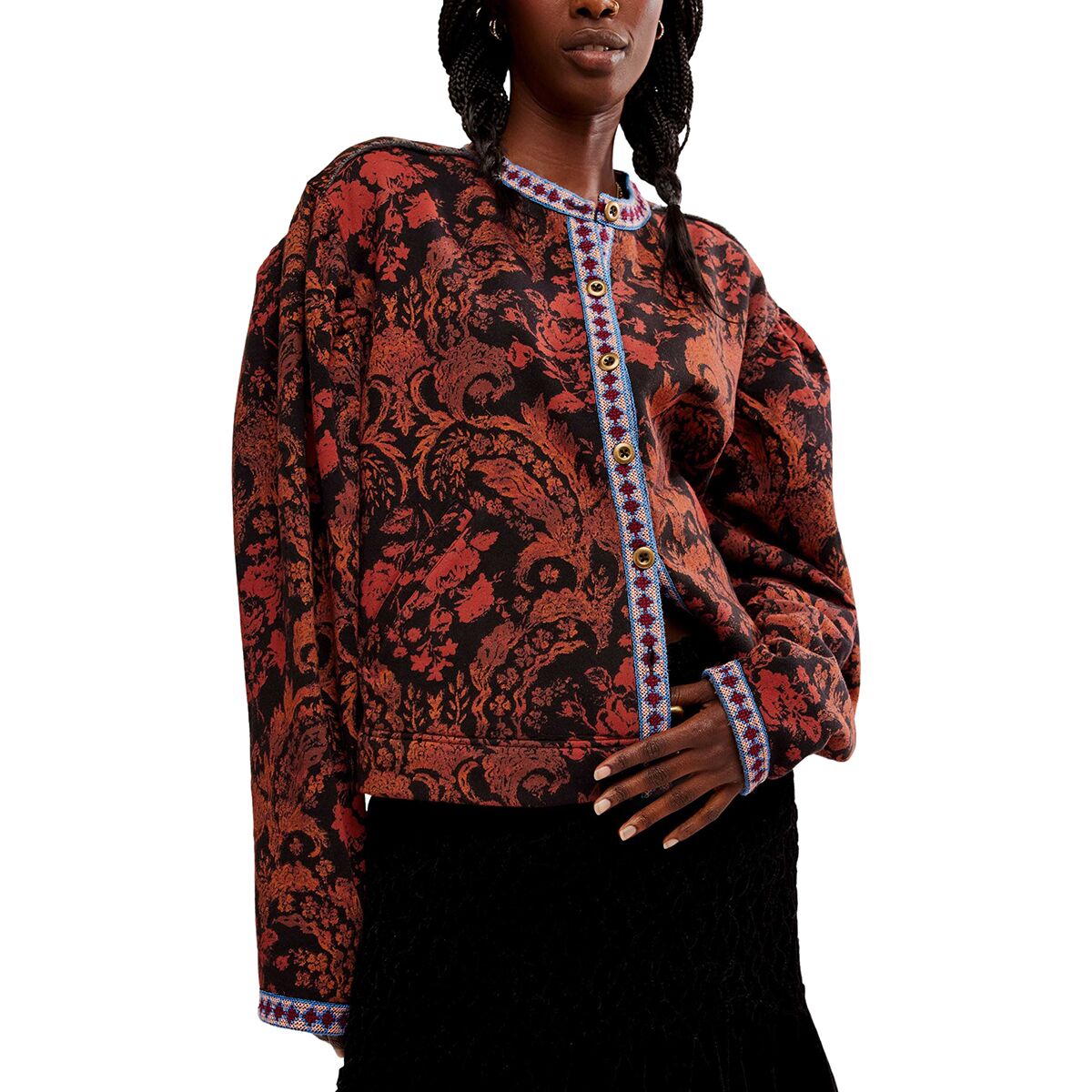 Free People Free People Drifter Sweatshirt - Women's Bleached Combo, L