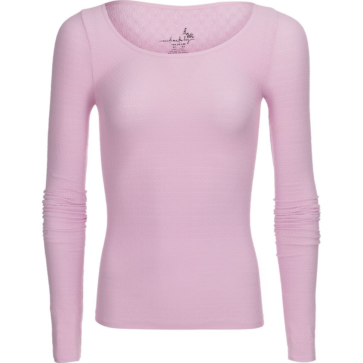 Image of Free People Love Letter Long-Sleeve Top - Women's Pink, L/XL