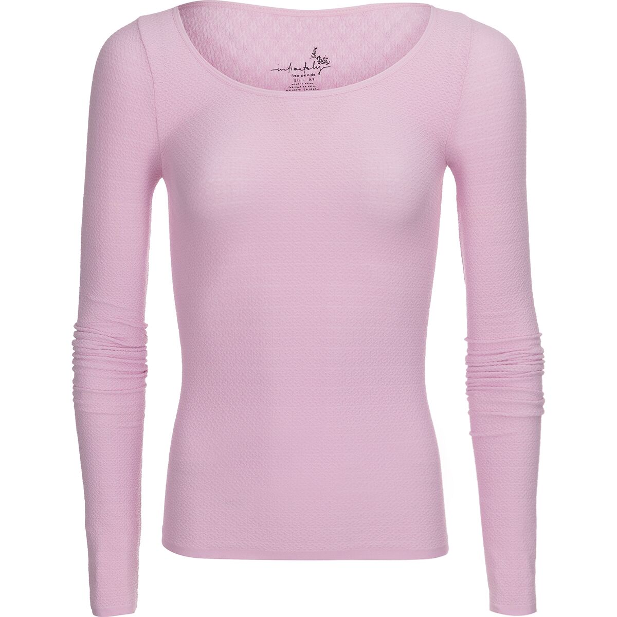 Image of Free People Love Letter Long-Sleeve Top - Women's Pink, L/XL