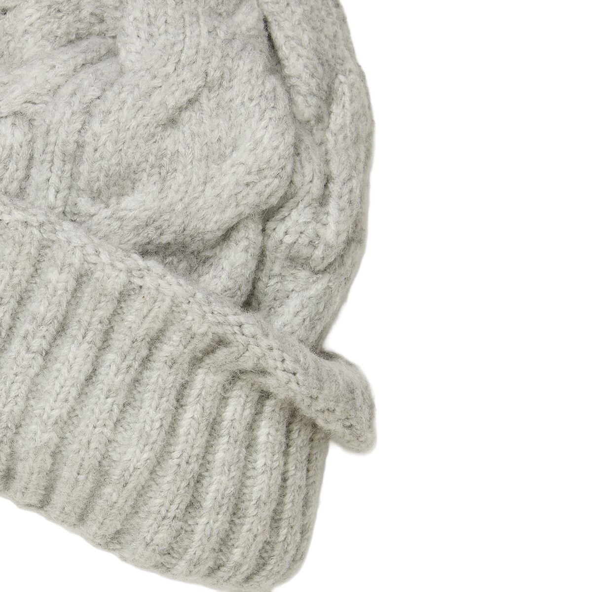 NWT Free People Womens Cable Knit Beanie Hat Gray Women main image 3