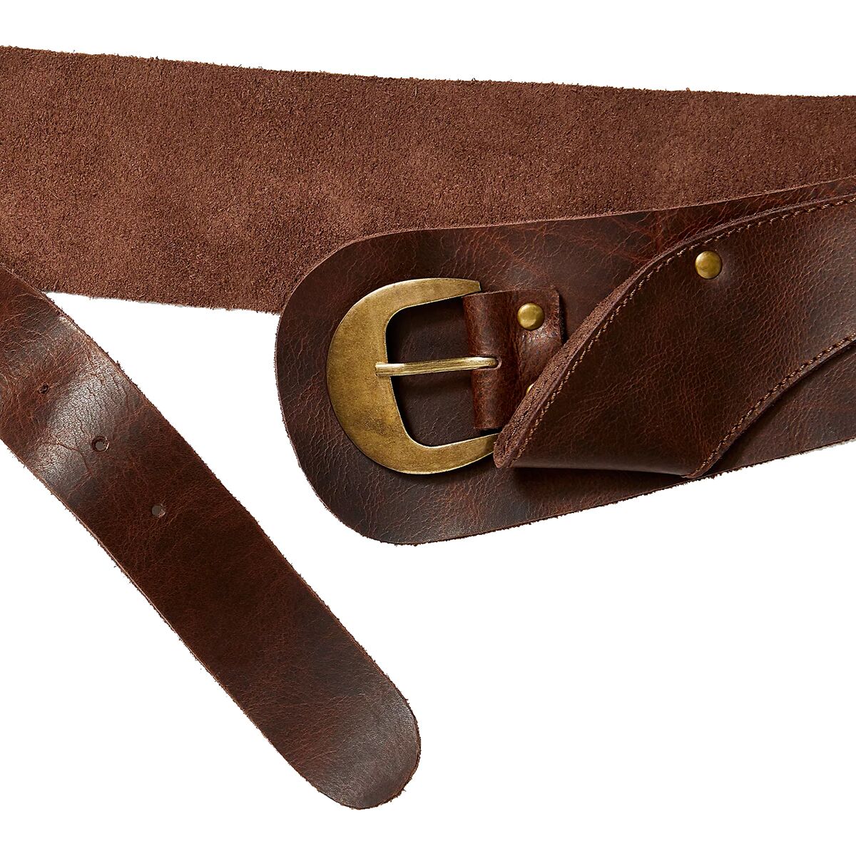 Free People Hera Hip Belt Western Hippie Festival Brown Cottagecore Womens S M Free People Size M Brown Belts for Women for sale | eBay main image 3