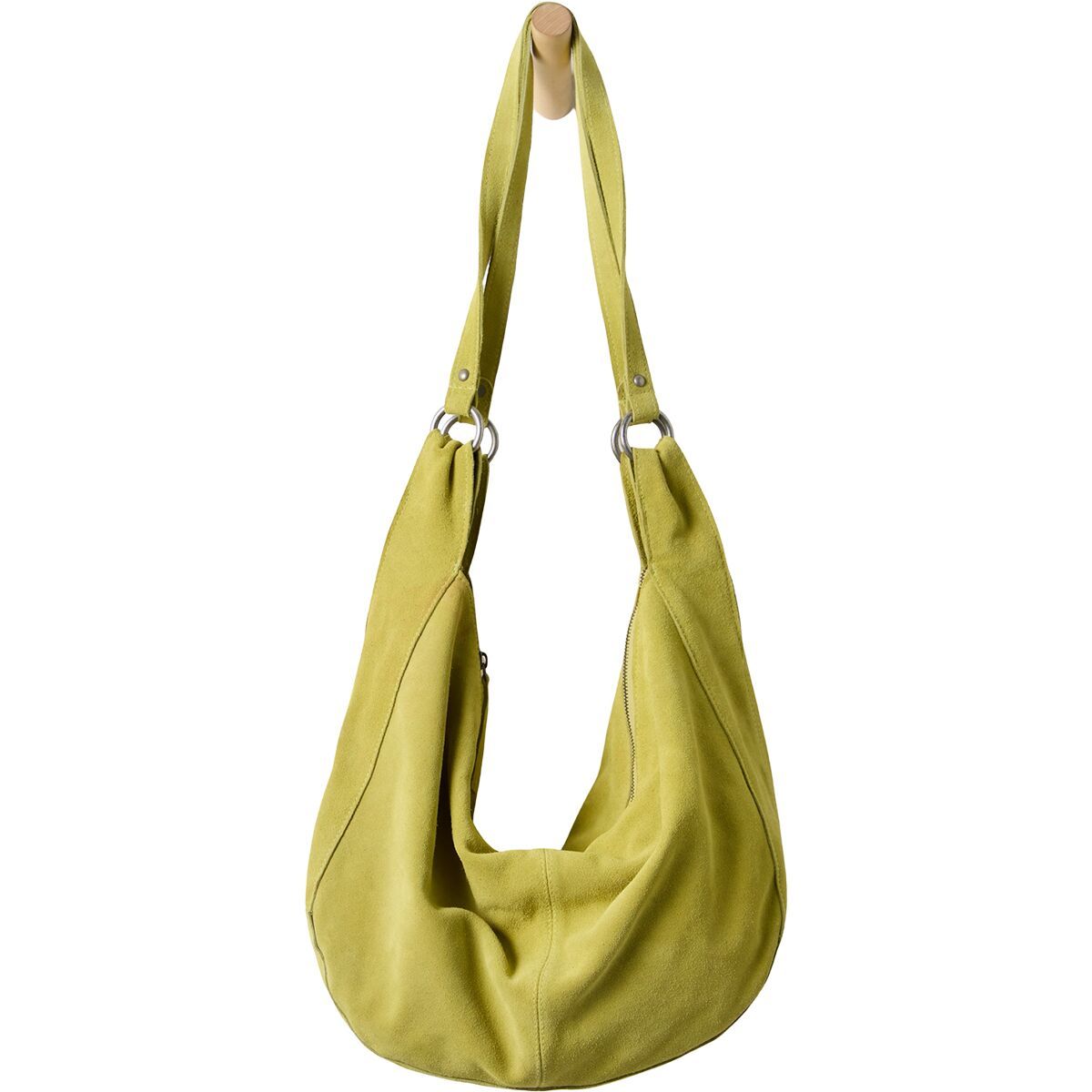 Image of Free People Roma Suede Tote Bag - Women's Apple Green, One Size