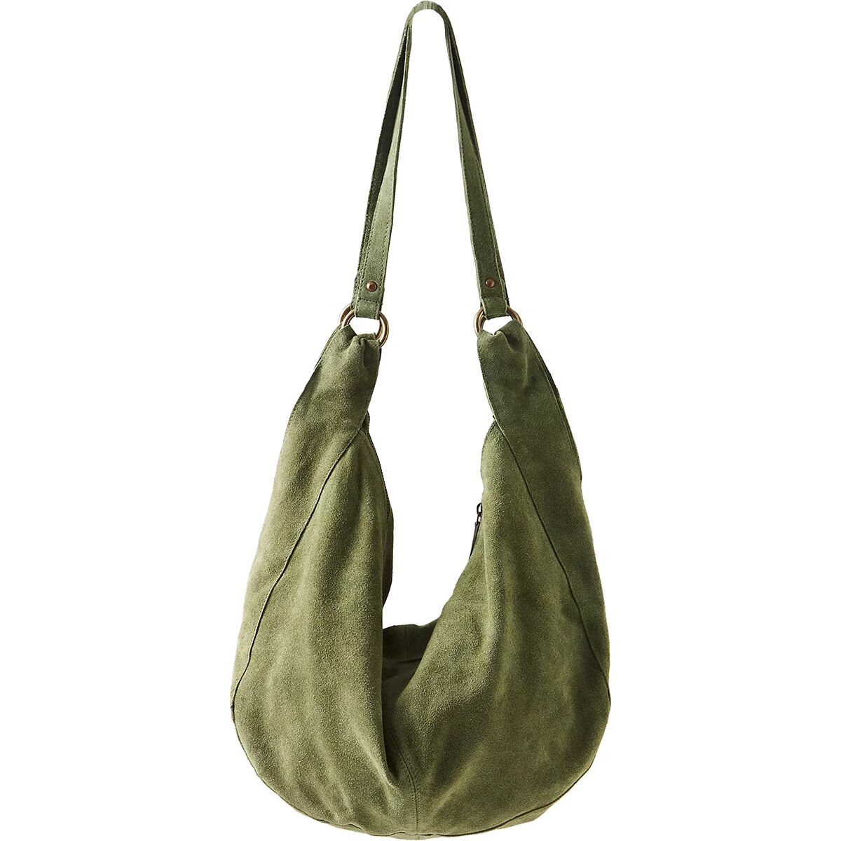 Free People Free People Roma Suede Tote Bag - Women's Olive Moss, One Size