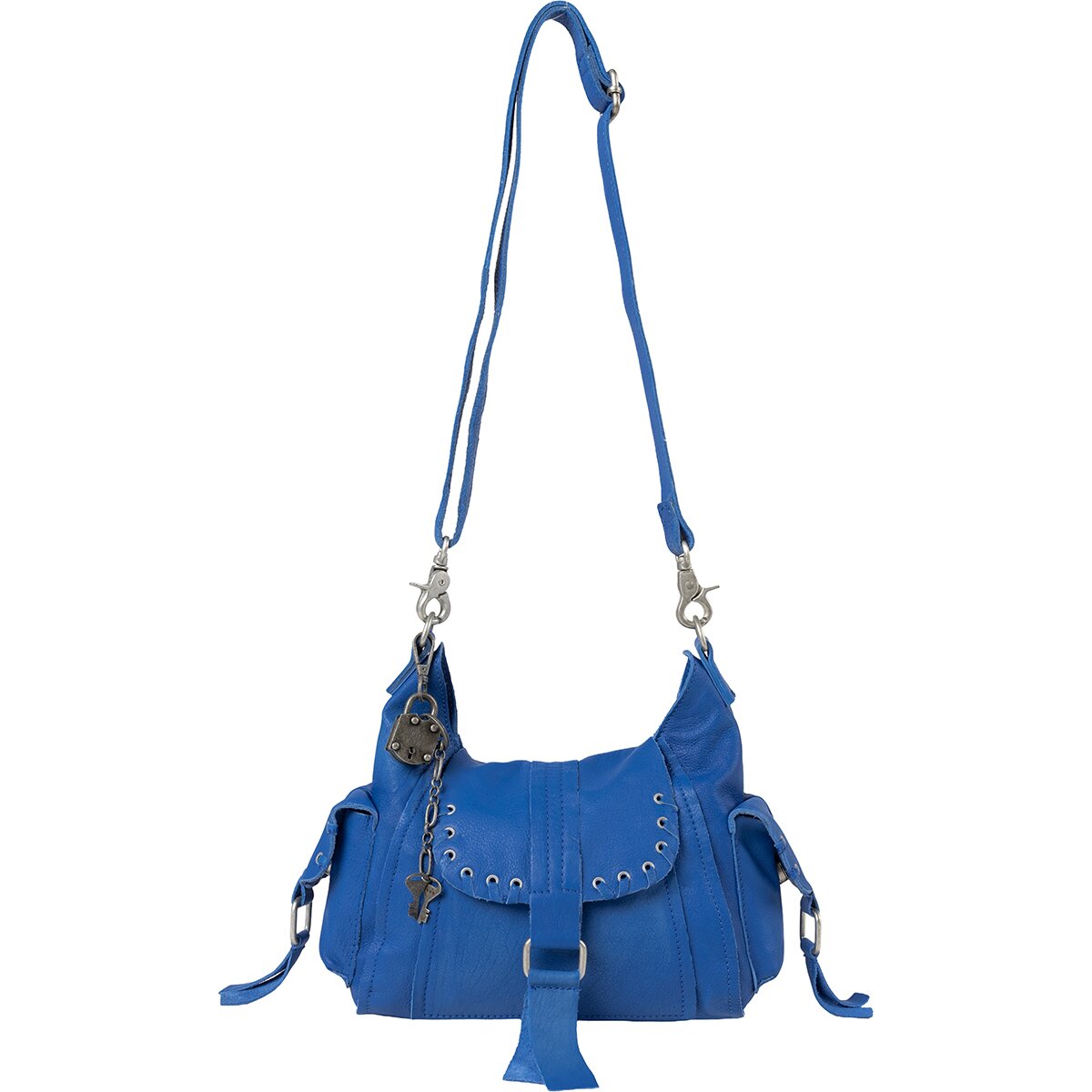 Image of Free People Baby Leigh Crossbody Bag - Women's Sapphire, One Size