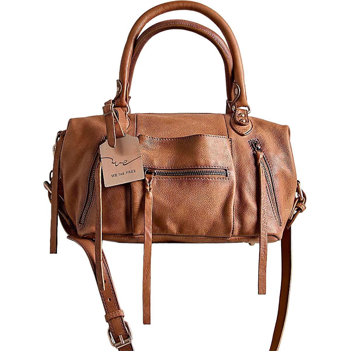 Image of Free People WTF Emerson Tote Bag - Women's Saddle, One Size