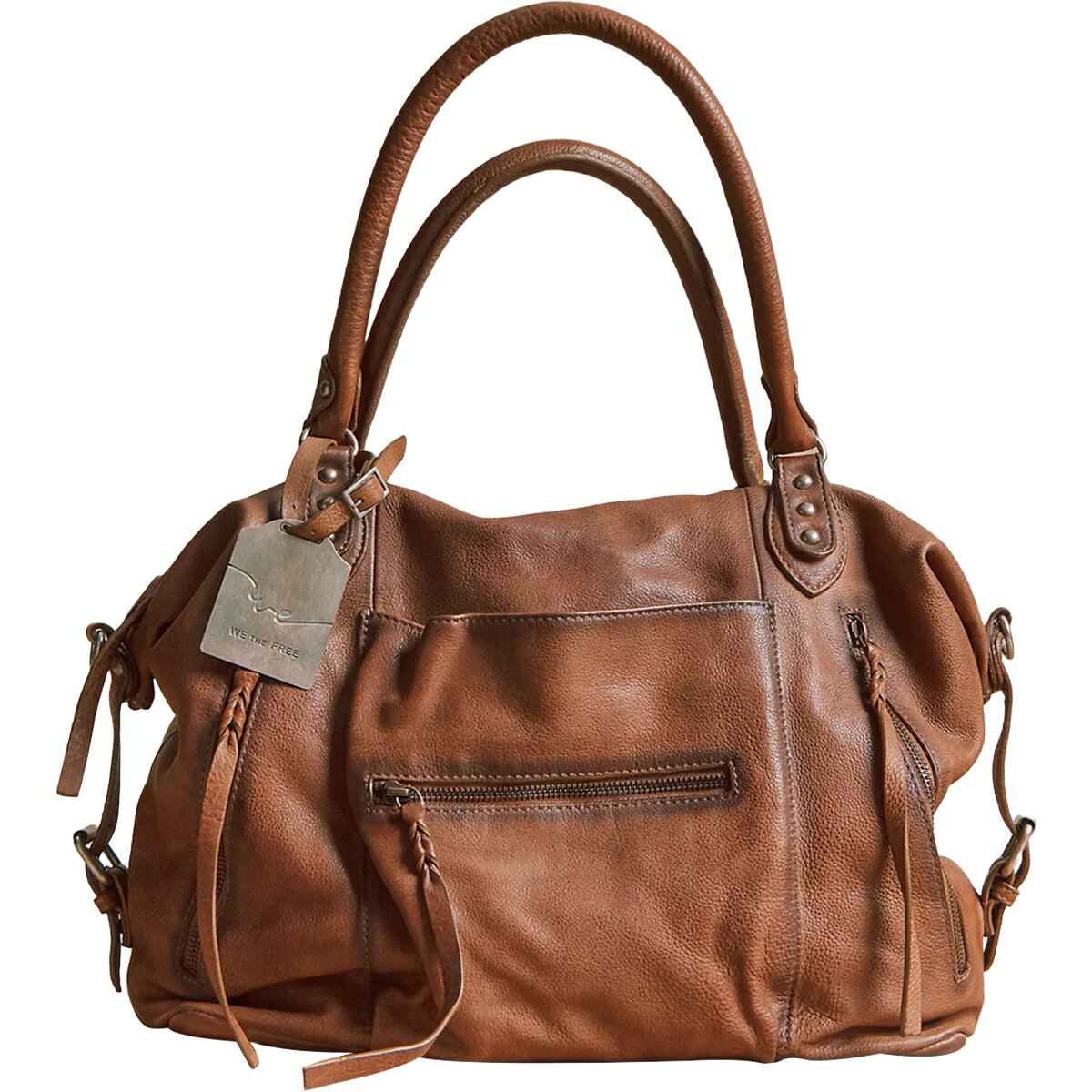 Image of Free People We The Free Emerson Tote Bag - Women's Saddle, One Size