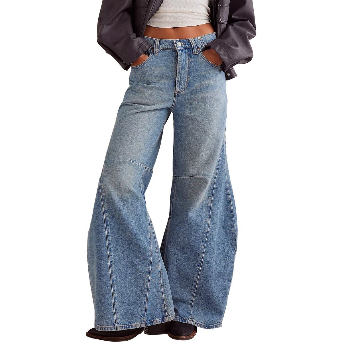 Free People Eden High Slouchy Jean - Women's Fast Forward, 25