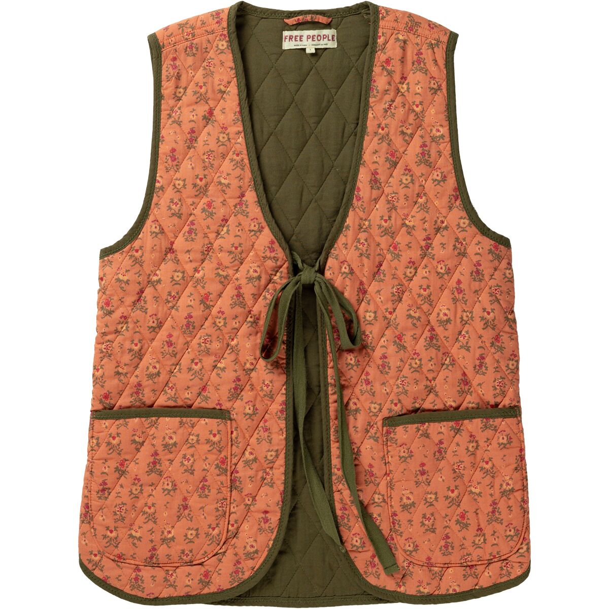 Free People Free People Claudine Vest - Women's Candied Melon Combo, M