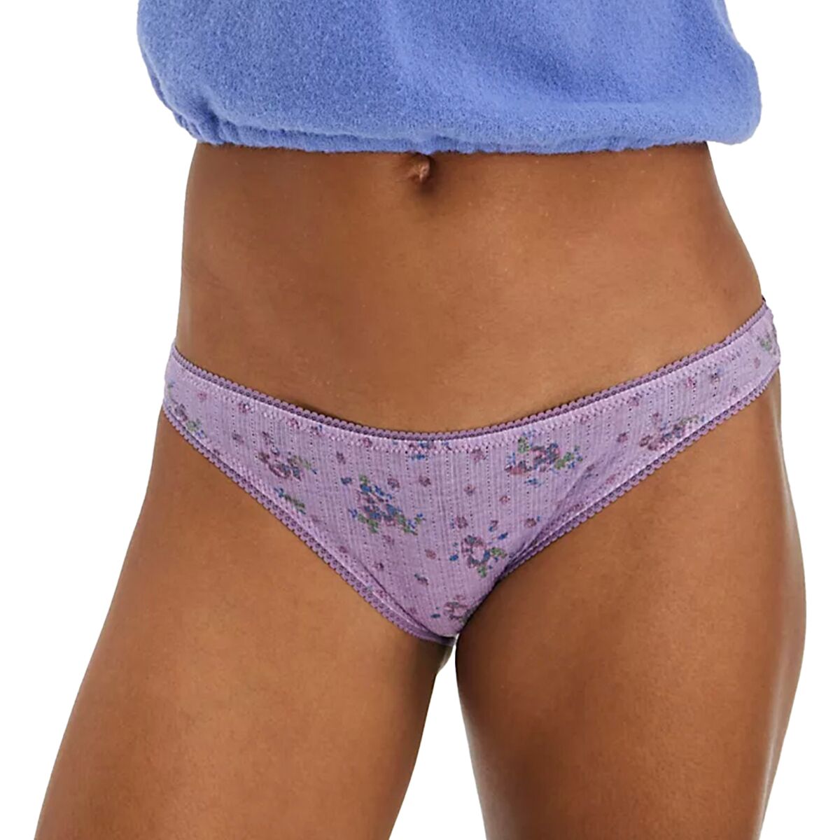 Free People Free People Printed Pointelle Bikini - Women's Grape Combo, XS