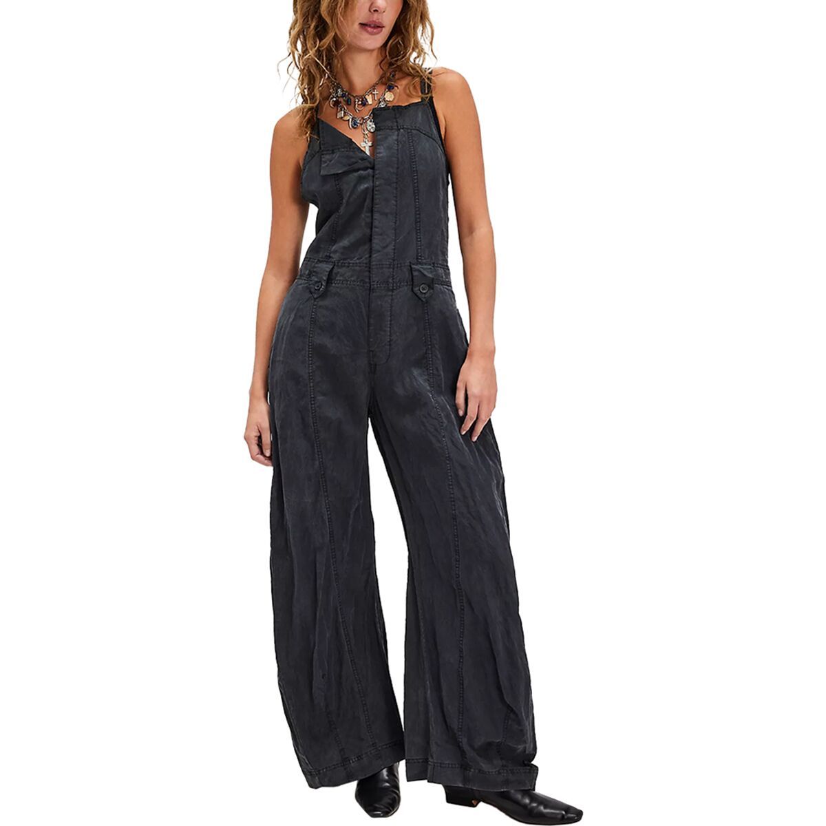 Free People Sylvia Barrel One Piece - Women's Black, S