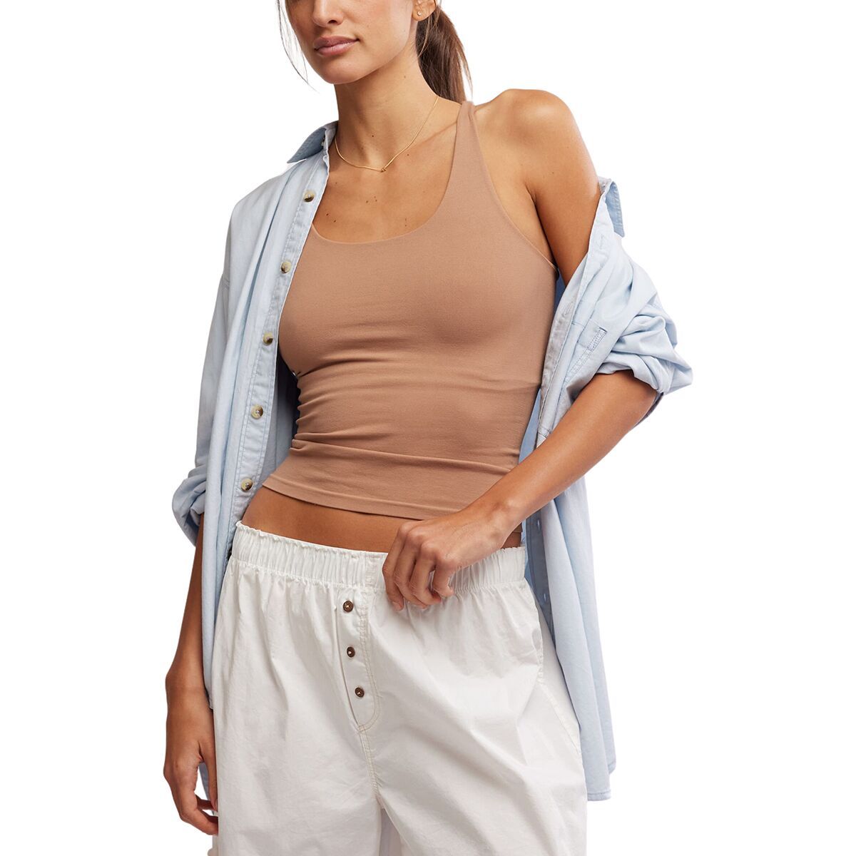 Free People Clean Lines Racerback Tank Top - Women