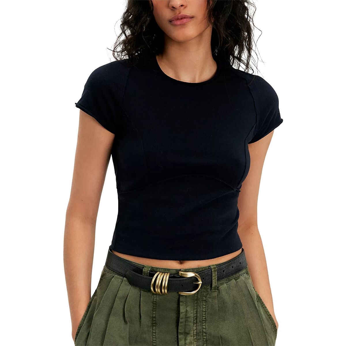 Image of Free People Protagonist T-Shirt - Women's Black, M