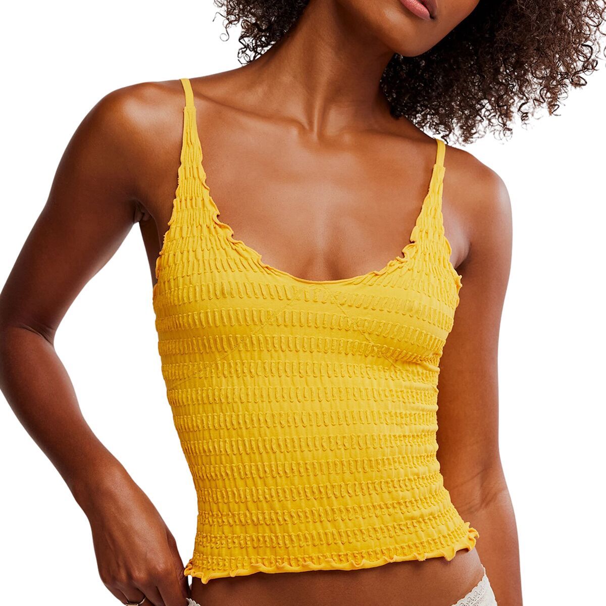 Image of Free People Pucker Up Seamless Tank Top - Women's Citrus Grove, XL