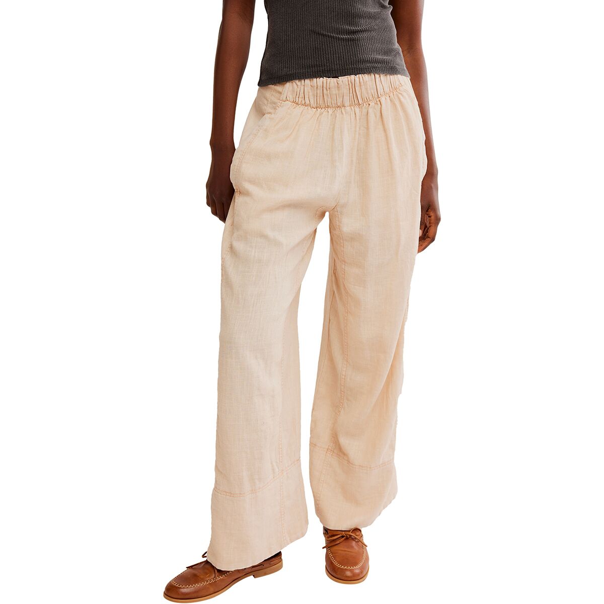 Free People Days End Linen Pull On Pant - Women's - Clothing