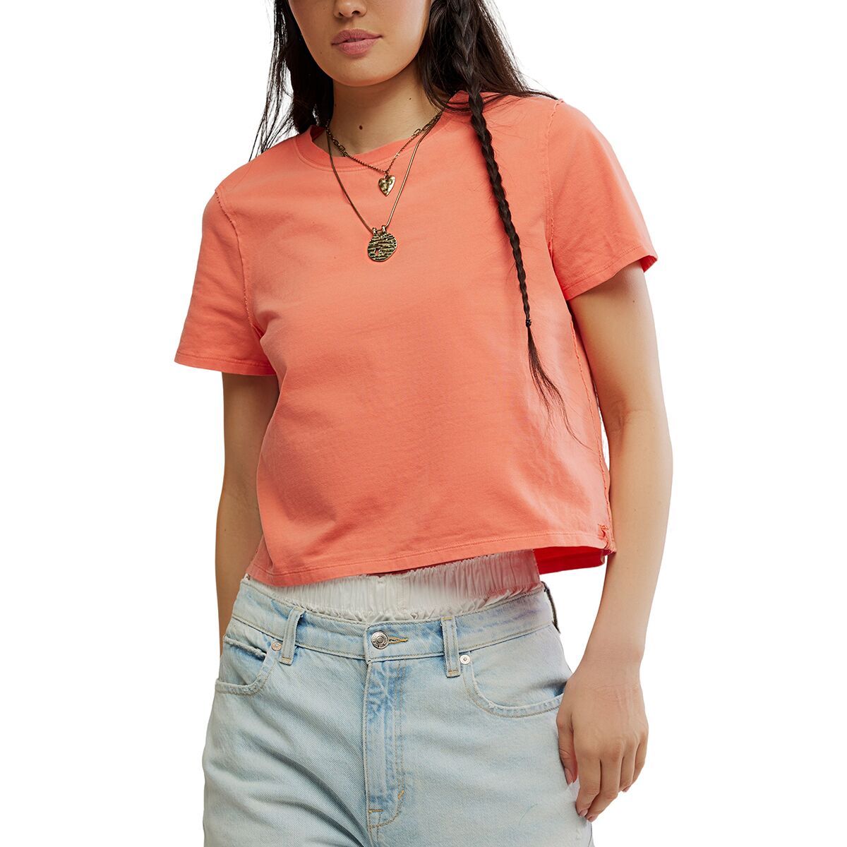 Image of Free People Everyday T-Shirt - Women's Crab Apple, XL