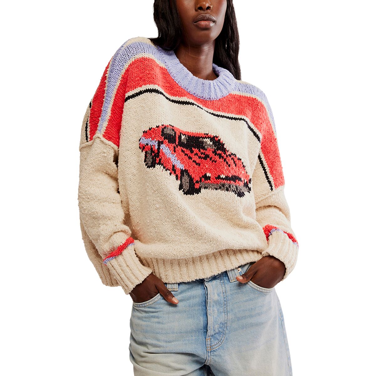 Free People Free People Fast Lane Pullover - Women's Race Car Combo, XS