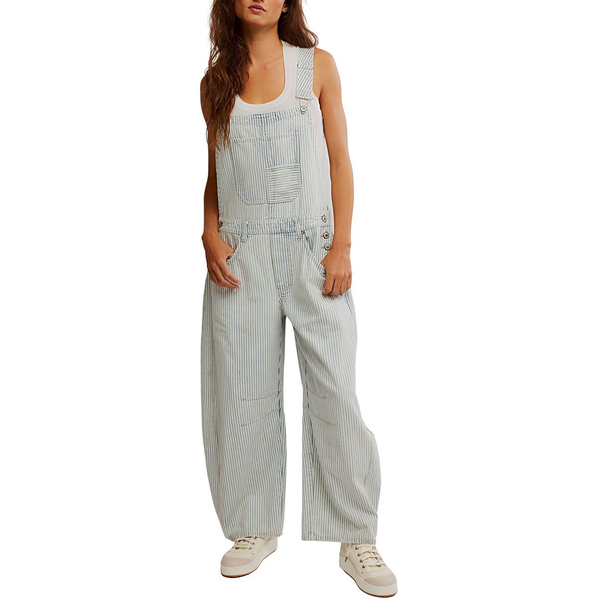 Free People Good Luck Stripe Overall - Women