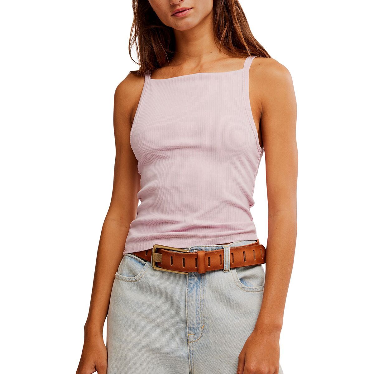 Image of Free People Mia Tank Top - Women's Pink A Boo, S