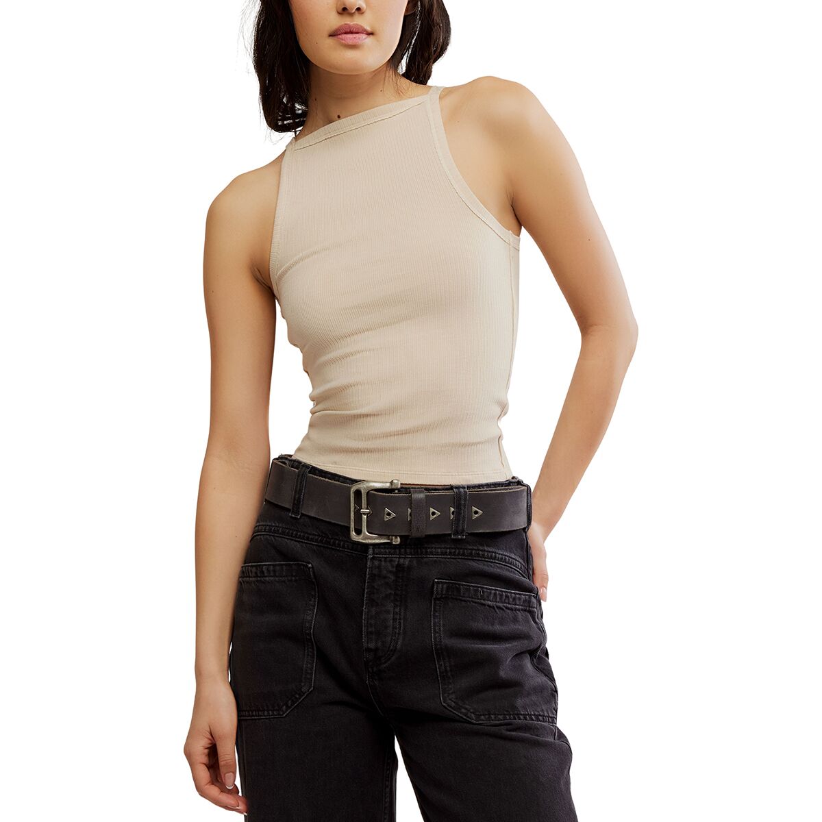 Image of Free People Mia Tank Top - Women's Sand Dollar, XS