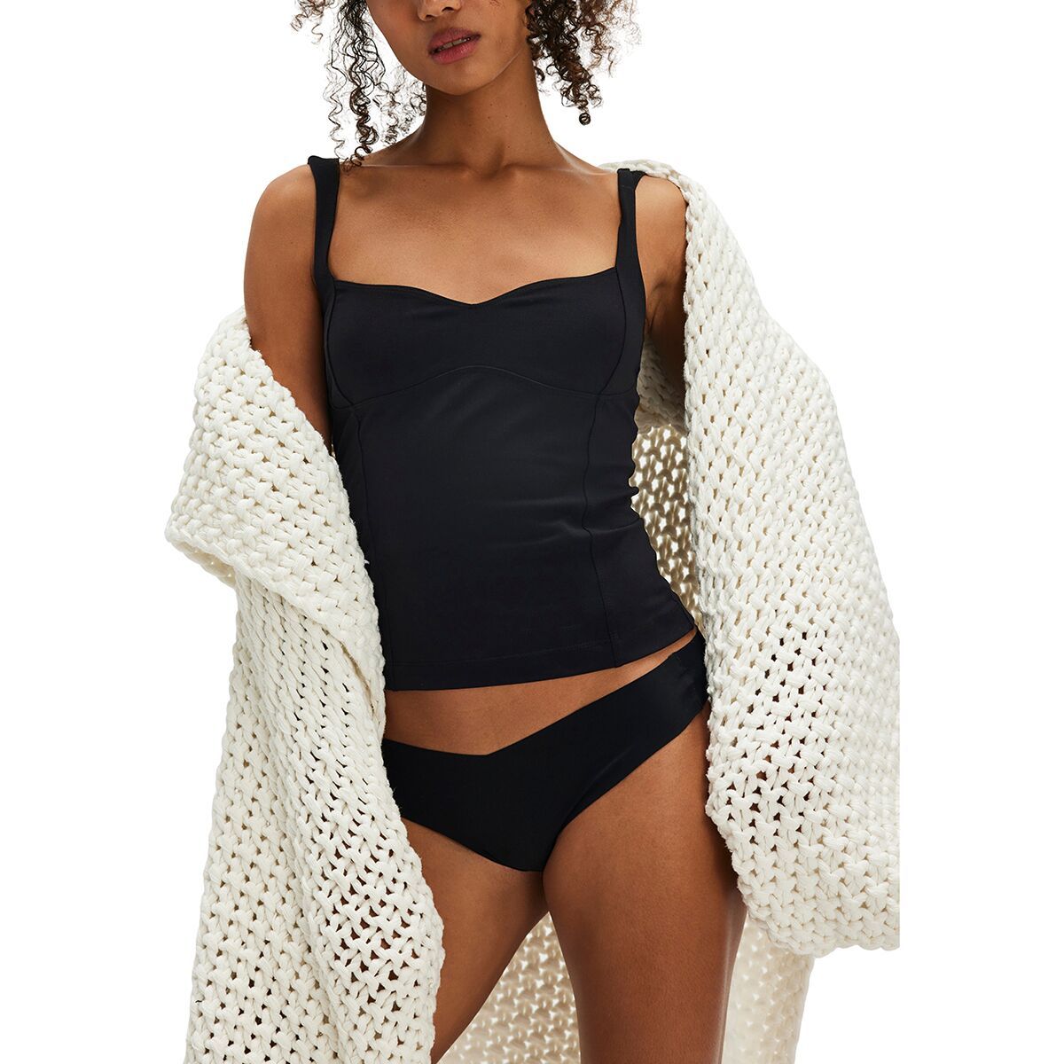 Image of Free People Somewhere Sometime Cami - Women's Black, XL