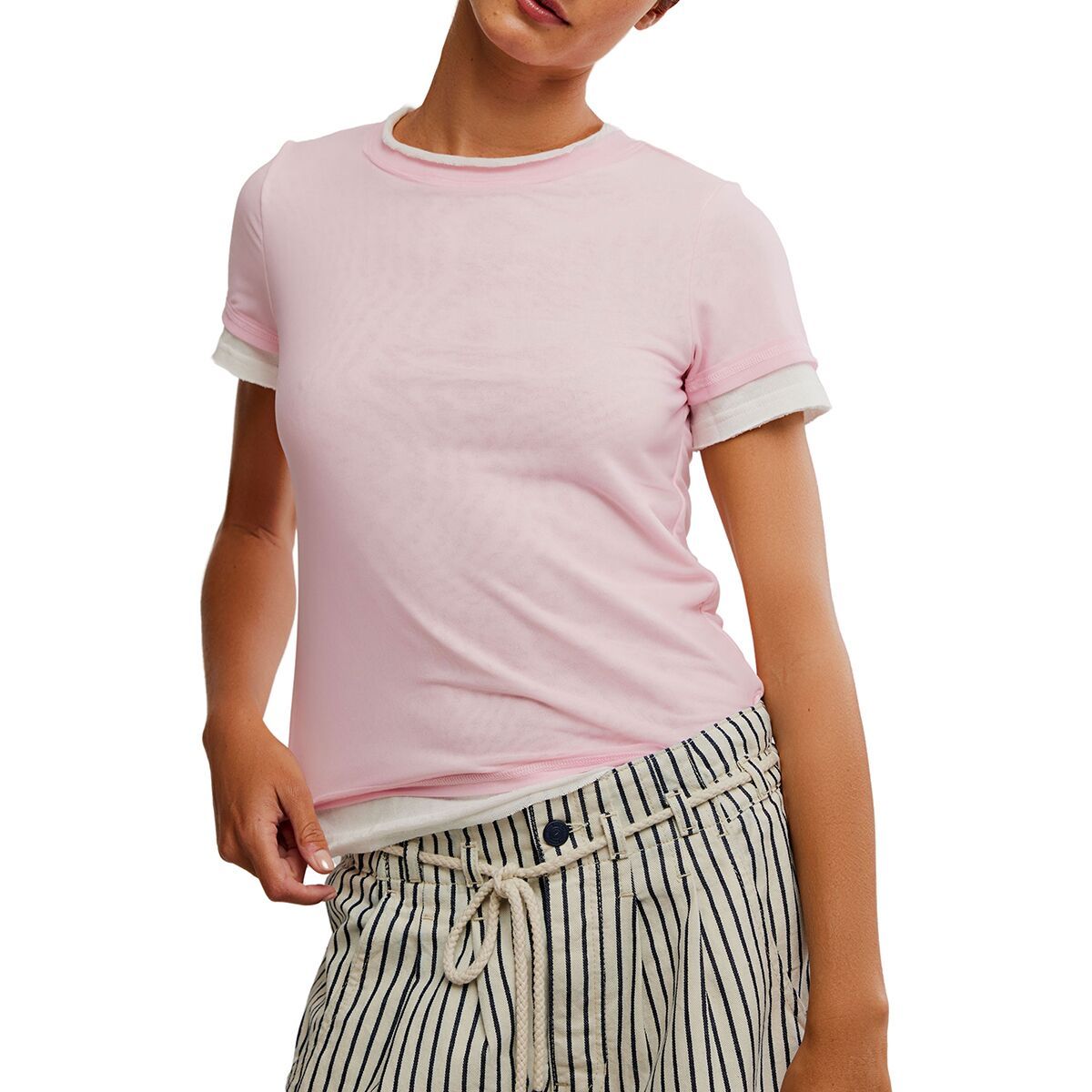 (取寄) フリーピープル レディース ターシャ ティー Free People women Tasha Tee Ballet Combo Free People Tasha T-Shirt - Women's - Clothing