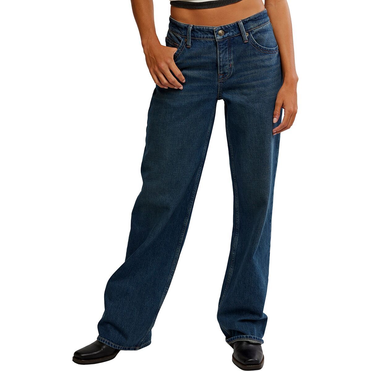 Image of Free People Tennessee Low Rise BF Pant - Women's Outlaw, 25