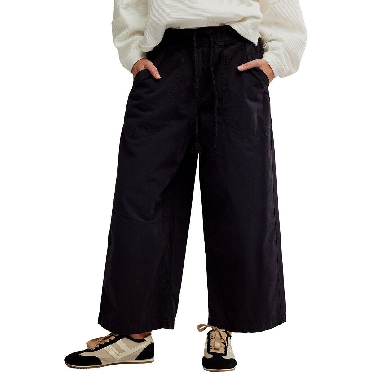 Image of Free People Easy Peasy Pull On Pant - Women's Black, M