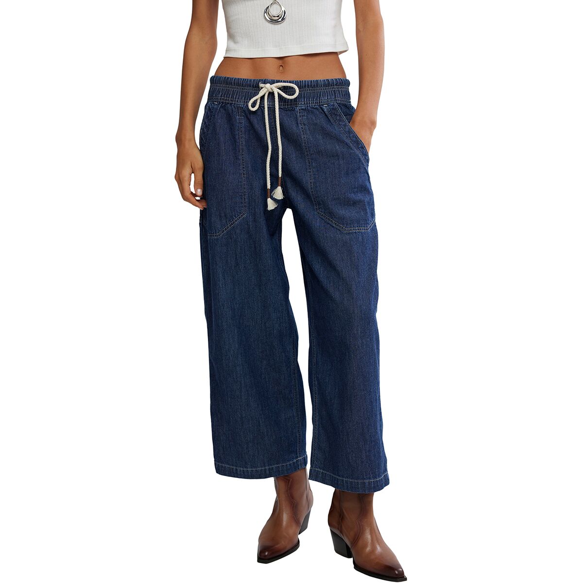 Image of Free People Easy Peasy Pull On Pant - Women's Cruise Control, L