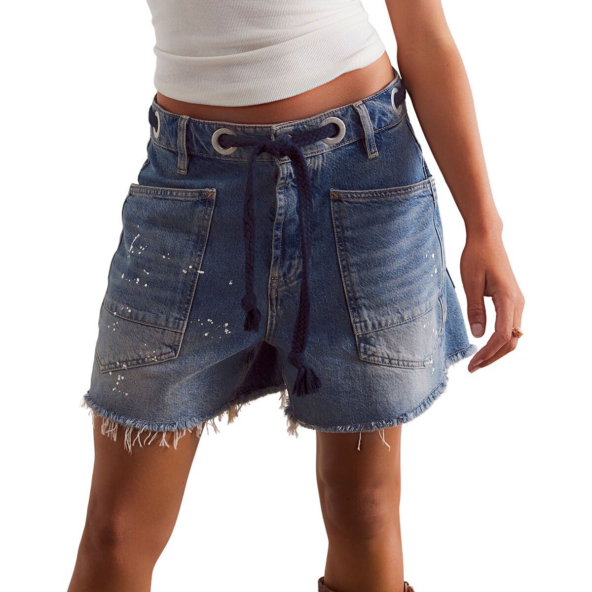 Free People Moxie Short - Women's Timeless Blue, 28