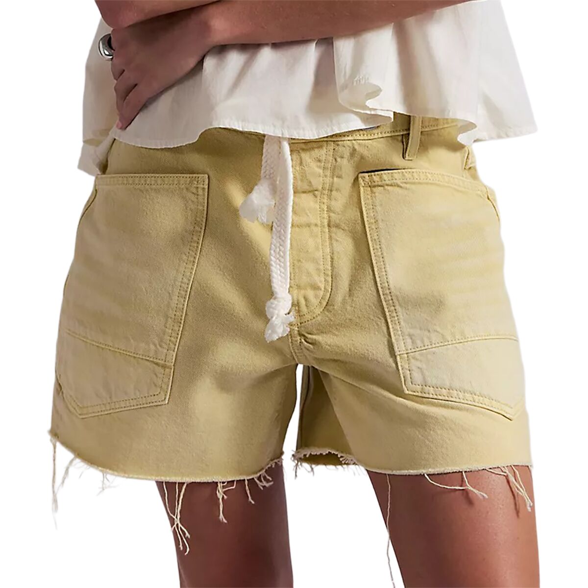 Image of Free People Moxie Short - Women's Whipped Butter, 26