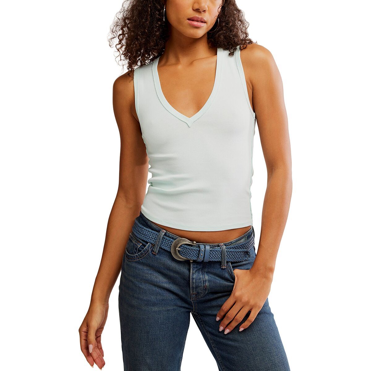 Image of Free People Neria Tank Top - Women's Mint Julep, M