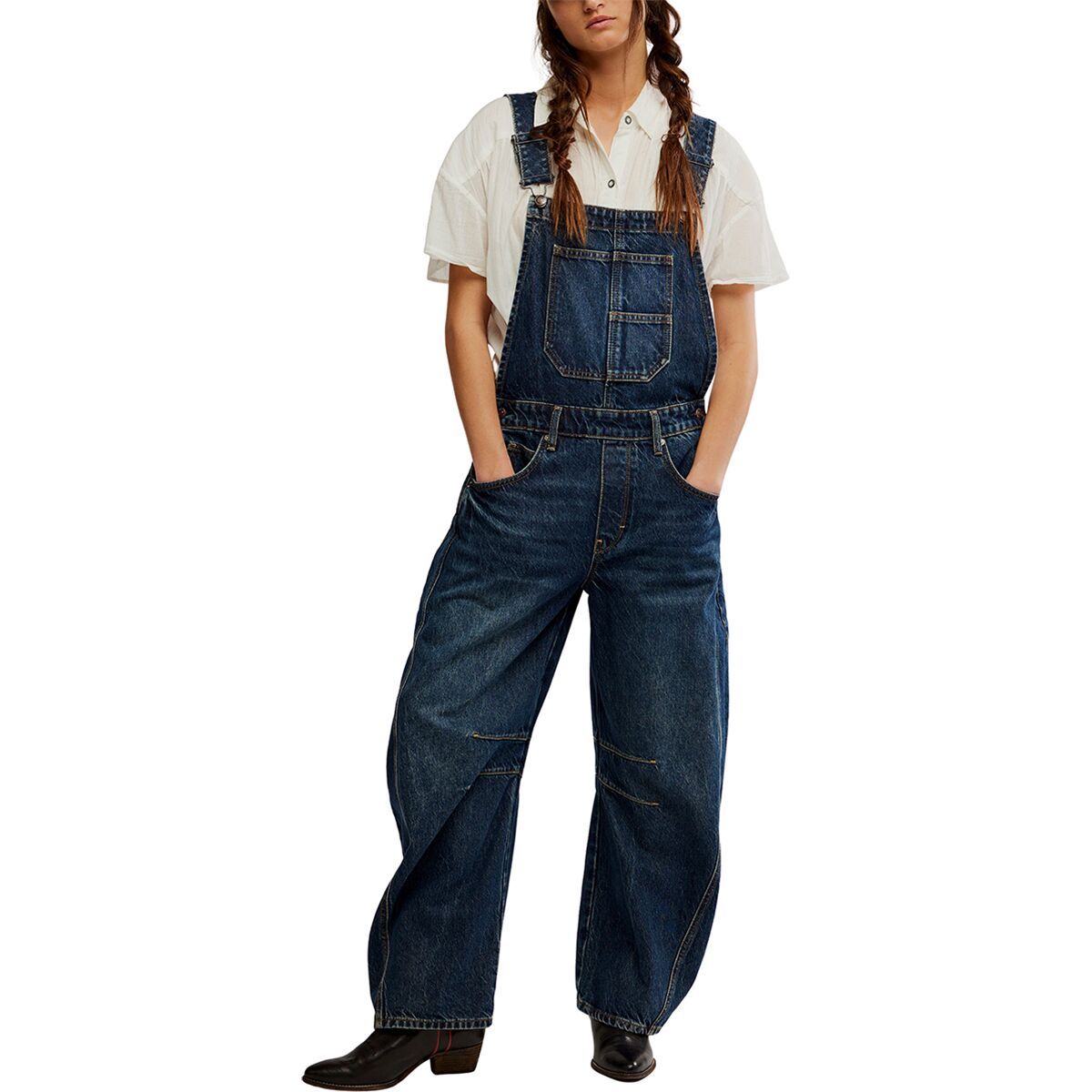 Image of Free People Good Luck Overall - Women's Deep End, S