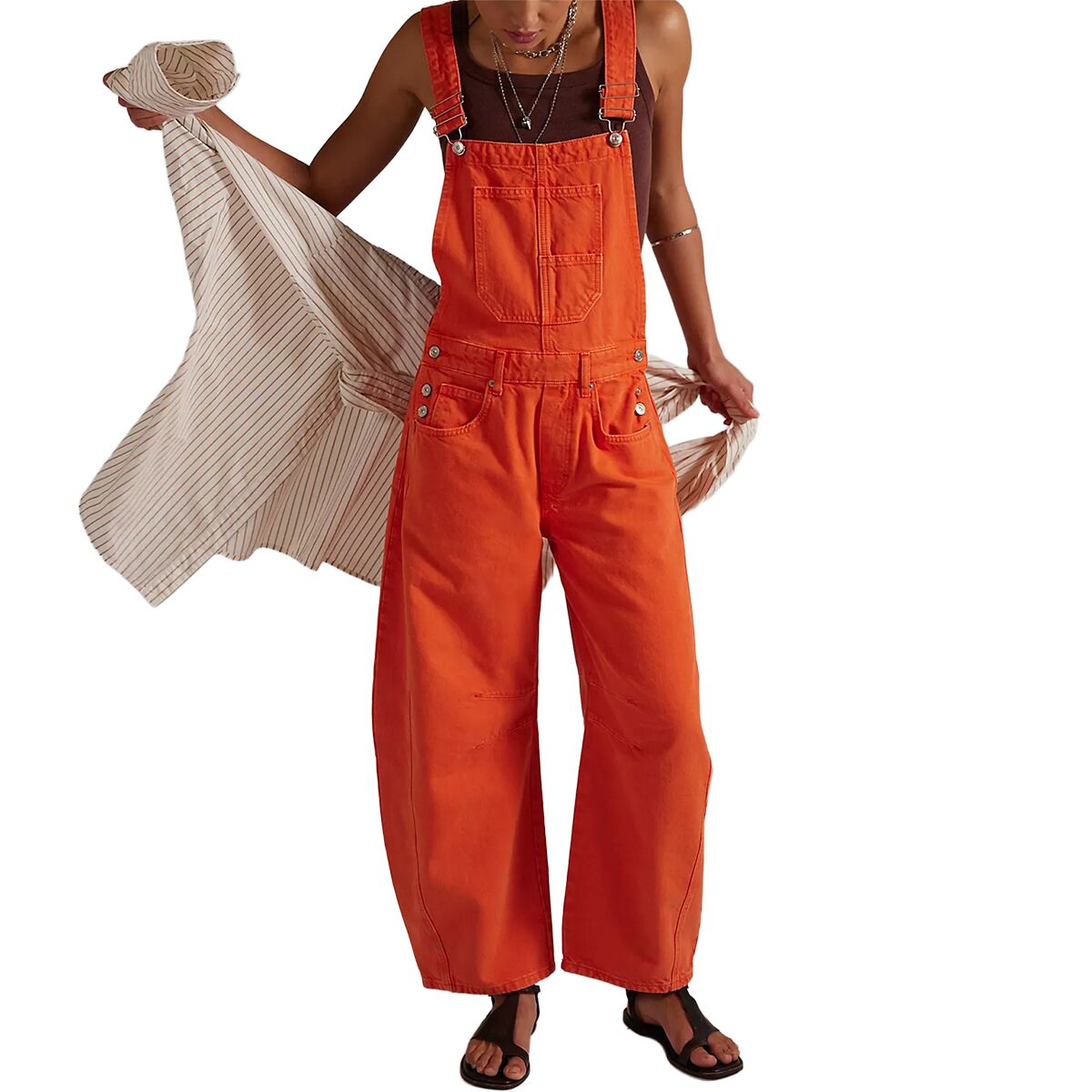 Image of Free People Good Luck Overall - Women's Spicy, S