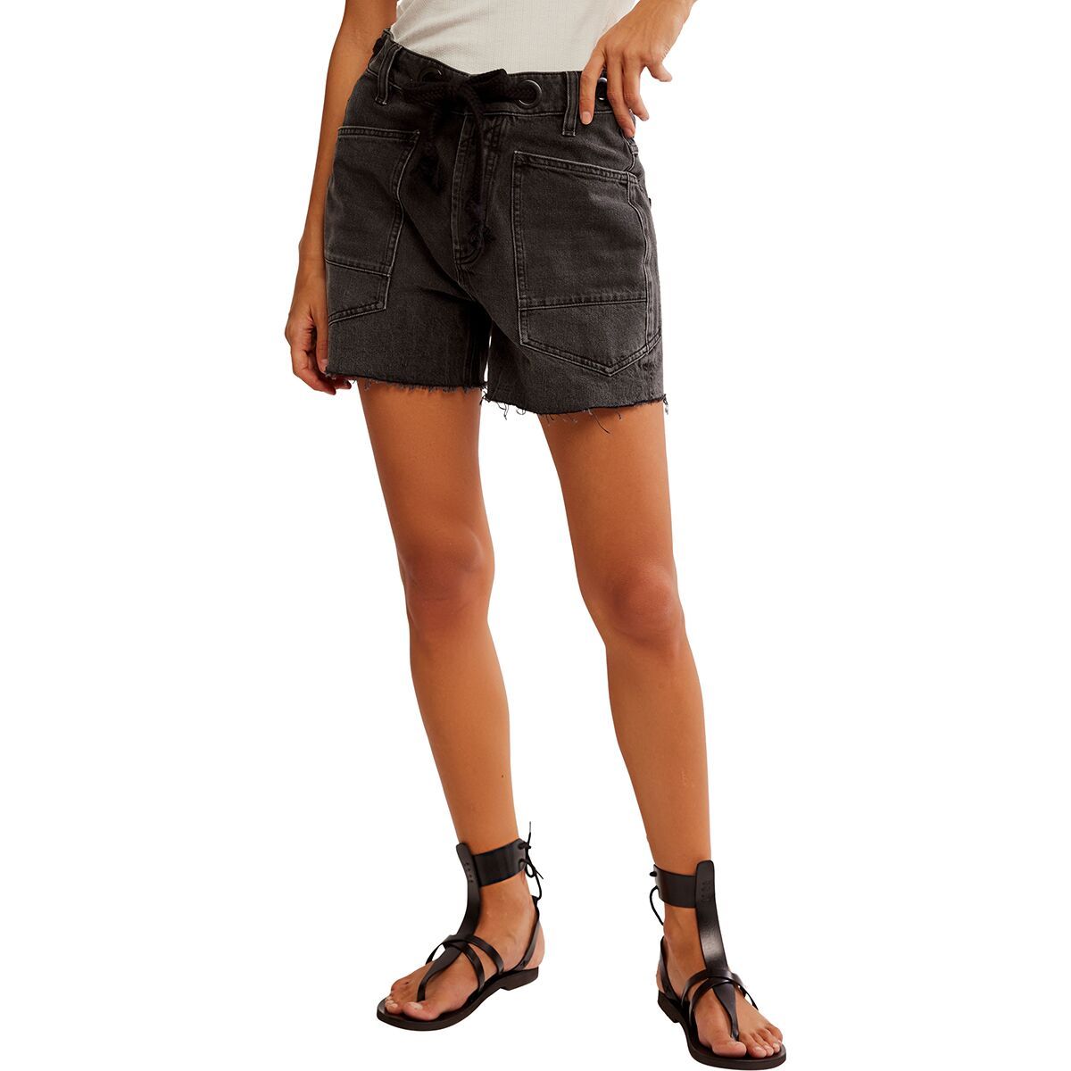 Image of Free People Moxie Short - Women's Night Hawk, 25