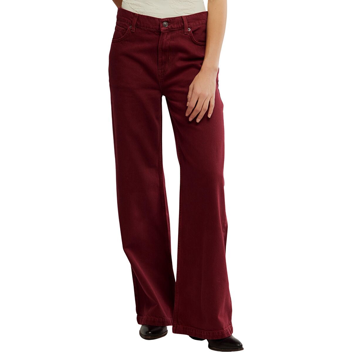 Image of Free People Stride Jean - Women's Syrah, 24