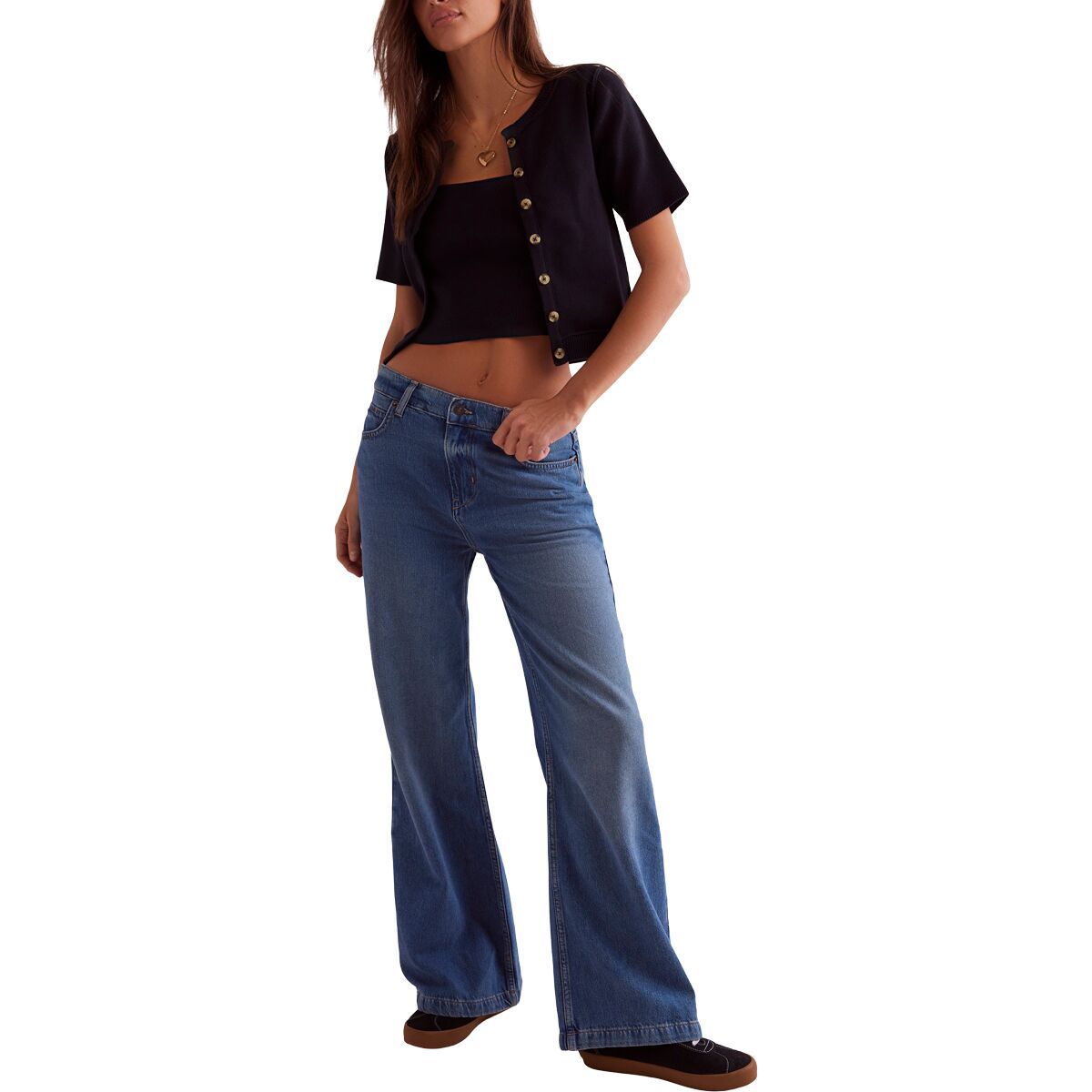 Image of Free People Stride Jean - Women's Walk Away, 28