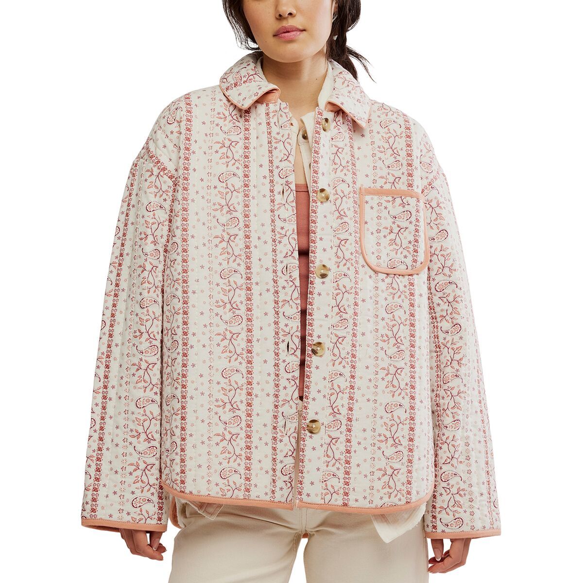 Image of Free People Alexie Jacket - Women's Ivory, XS