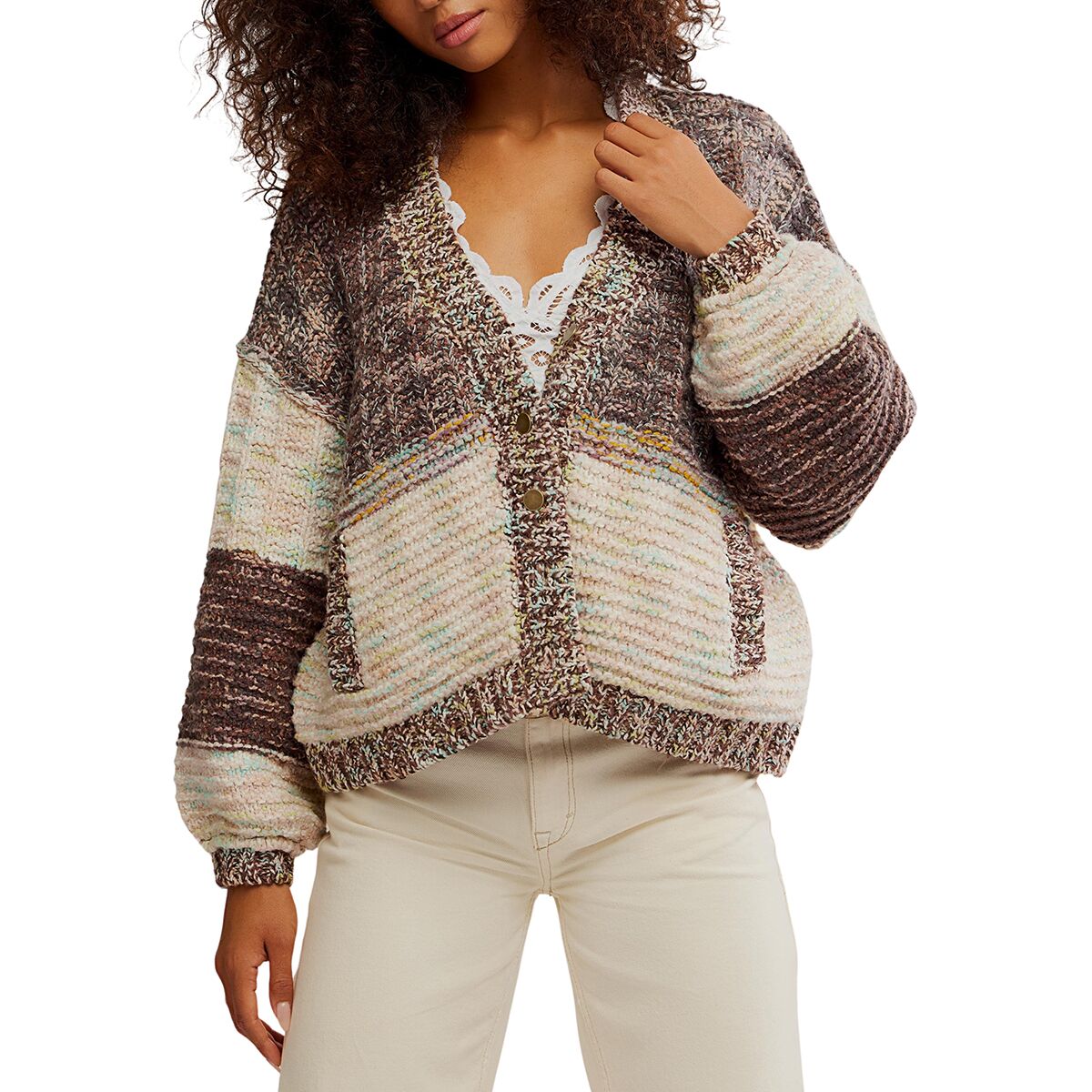 Free People Free People Isabella Cardi - Women's Moonbeam Combo, L