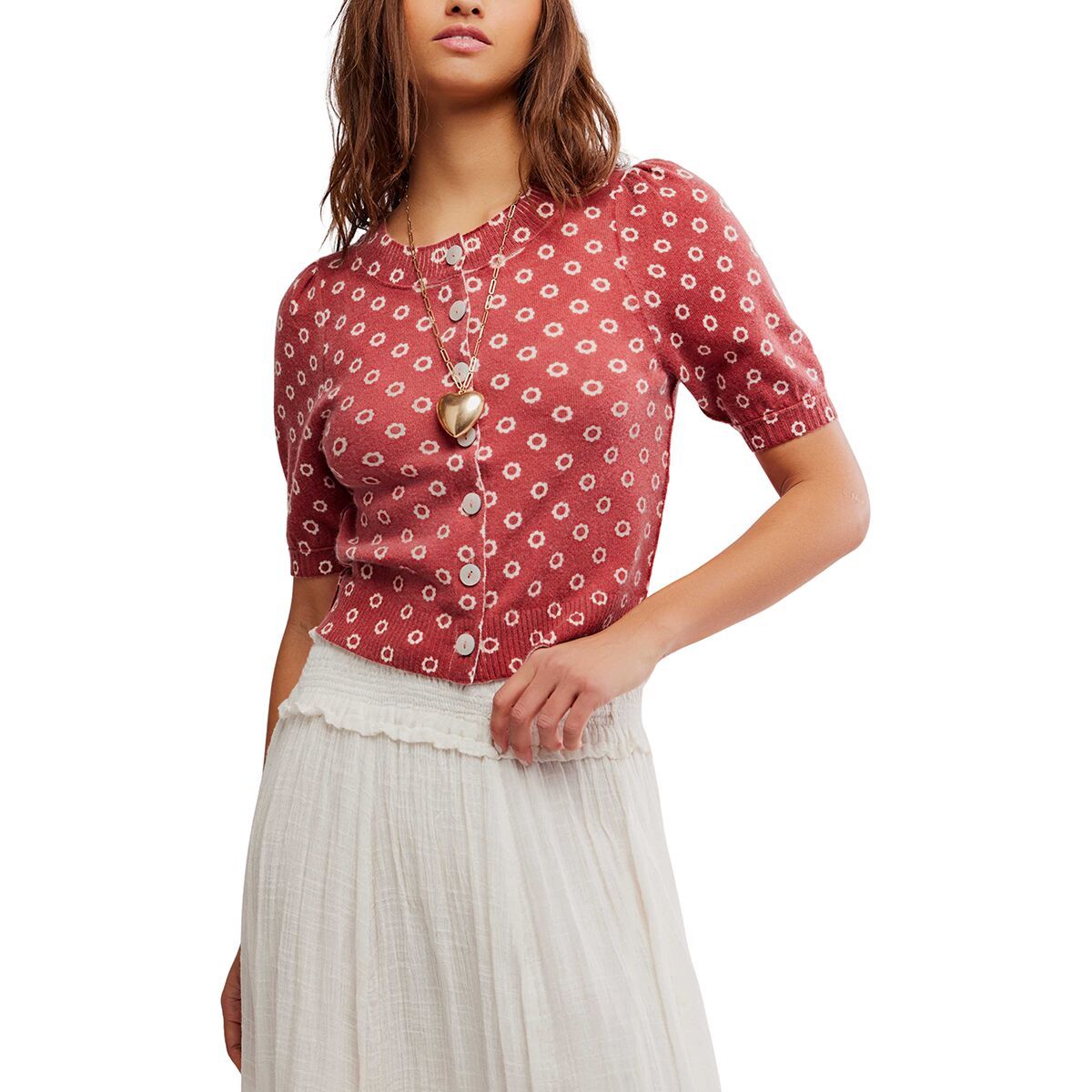 Image of Free People Isla Pattern Cardi - Women's Daisy Combo, S