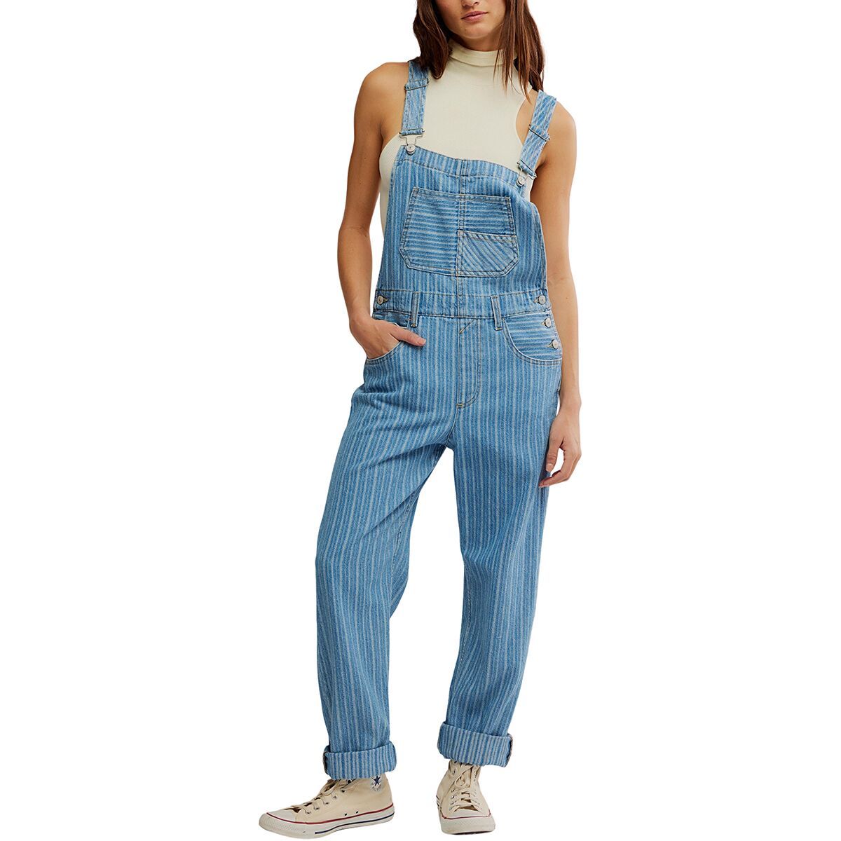 Free People Ziggy Overall - Novelty S - Women's Beachcomber, L