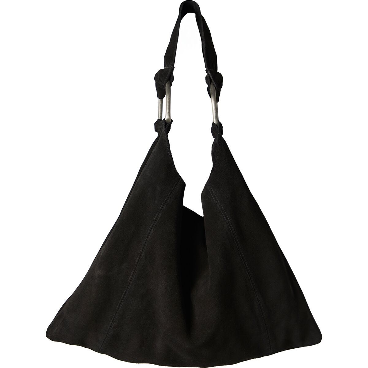 Image of Free People Bobbi Slouch Suede Tote - Women's Black, One Size