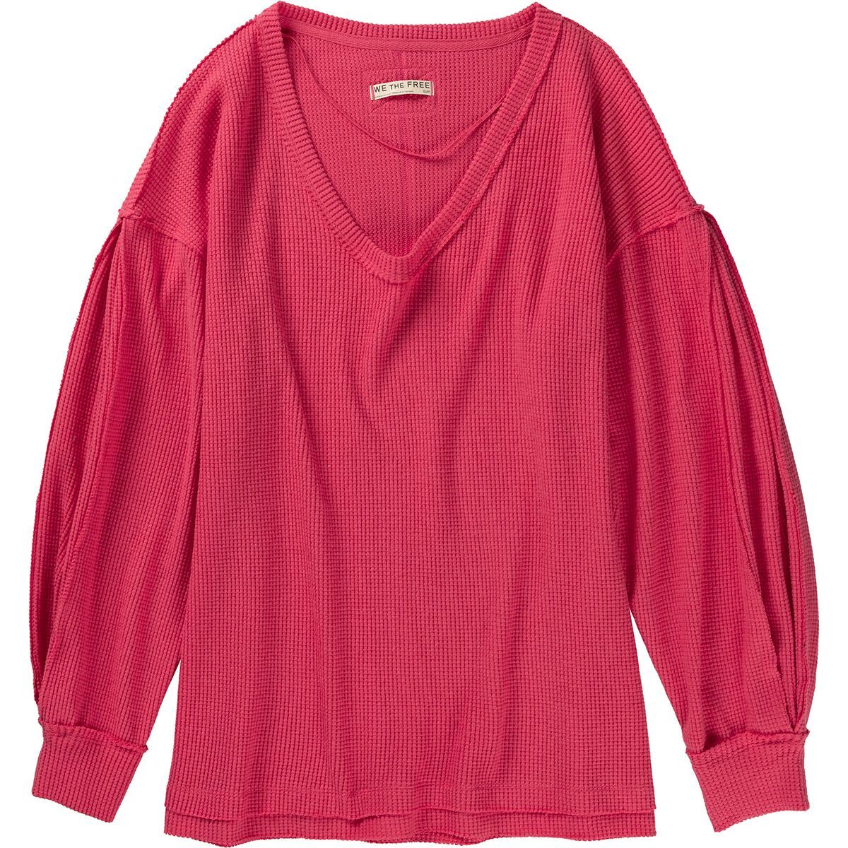 Image of Free People Coast 2 Coast Thermal Top - Women's Tulip Pink, L