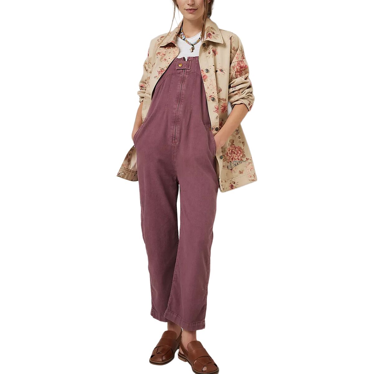 Image of Free People Jude One Piece - Women's Rose Brown, L