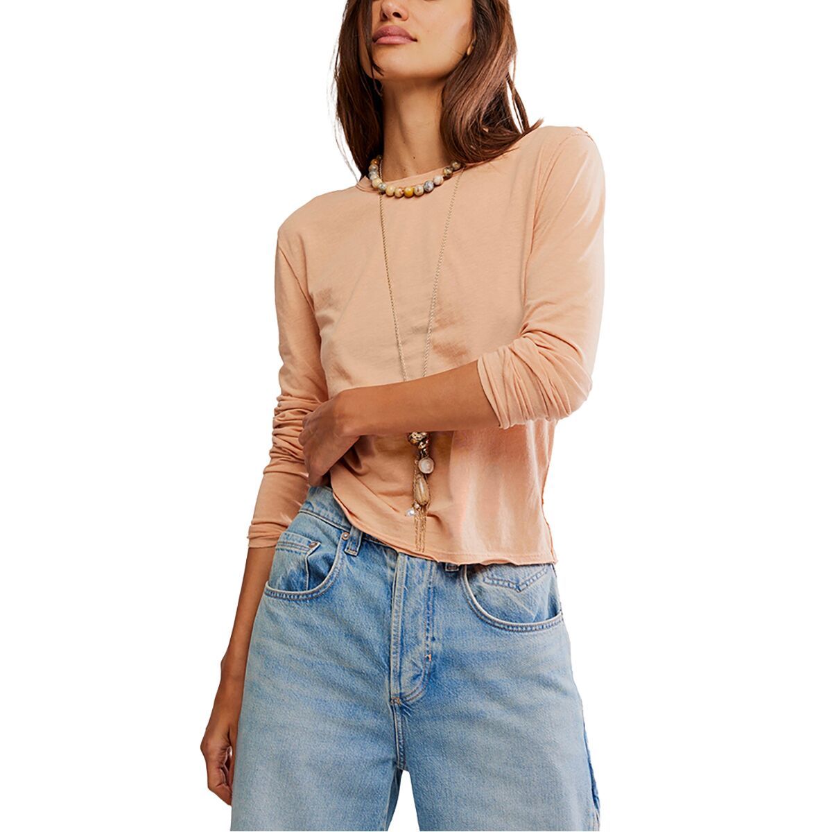 Free People Nova Tee Long Sleeve Shirt - Women