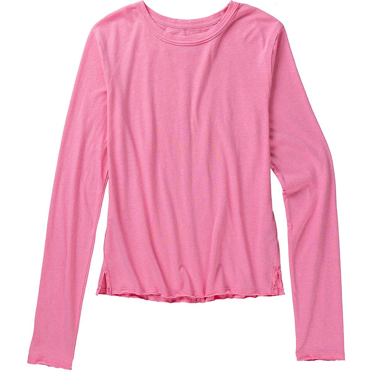 Image of Free People Nova Tee Long Sleeve Shirt - Women's Pink Carnation, S