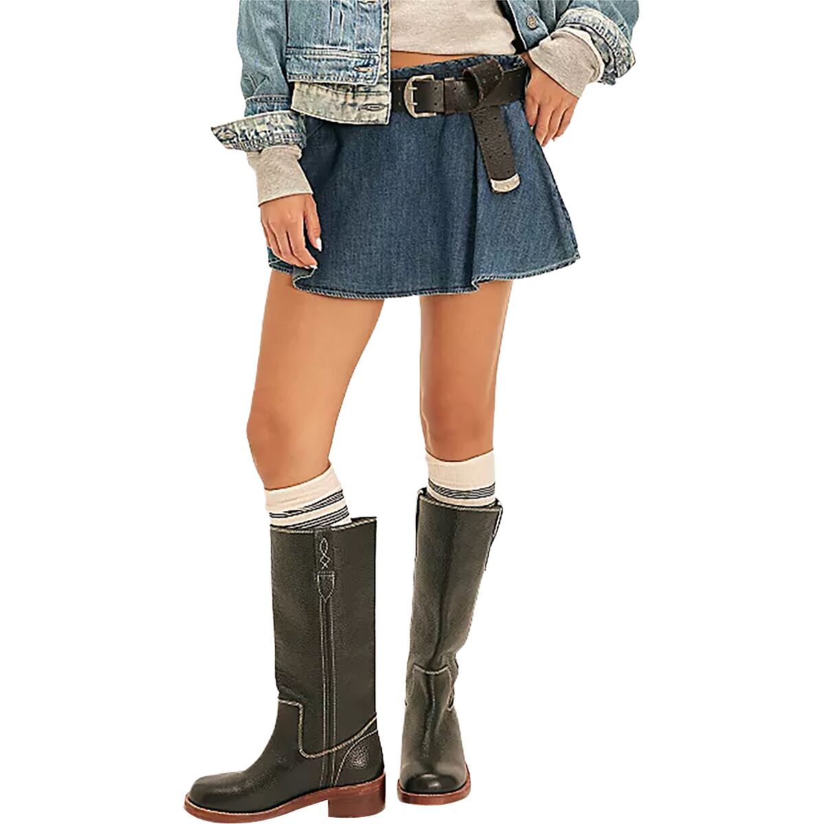 Free People Paradise Found Denim Skort - Women