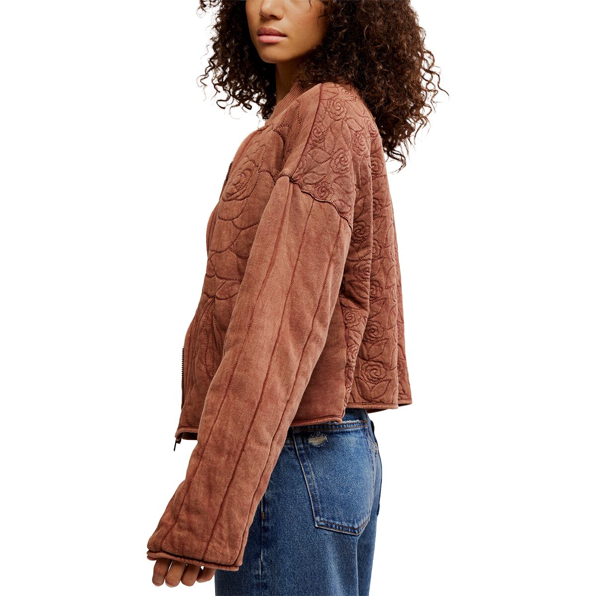 (取寄) フリーピープル レディース ロゼ スウェットシャツ Free People women Rose Sweatshirt Cinnamon Stick Free People Rose Sweatshirt - Women's - Clothing