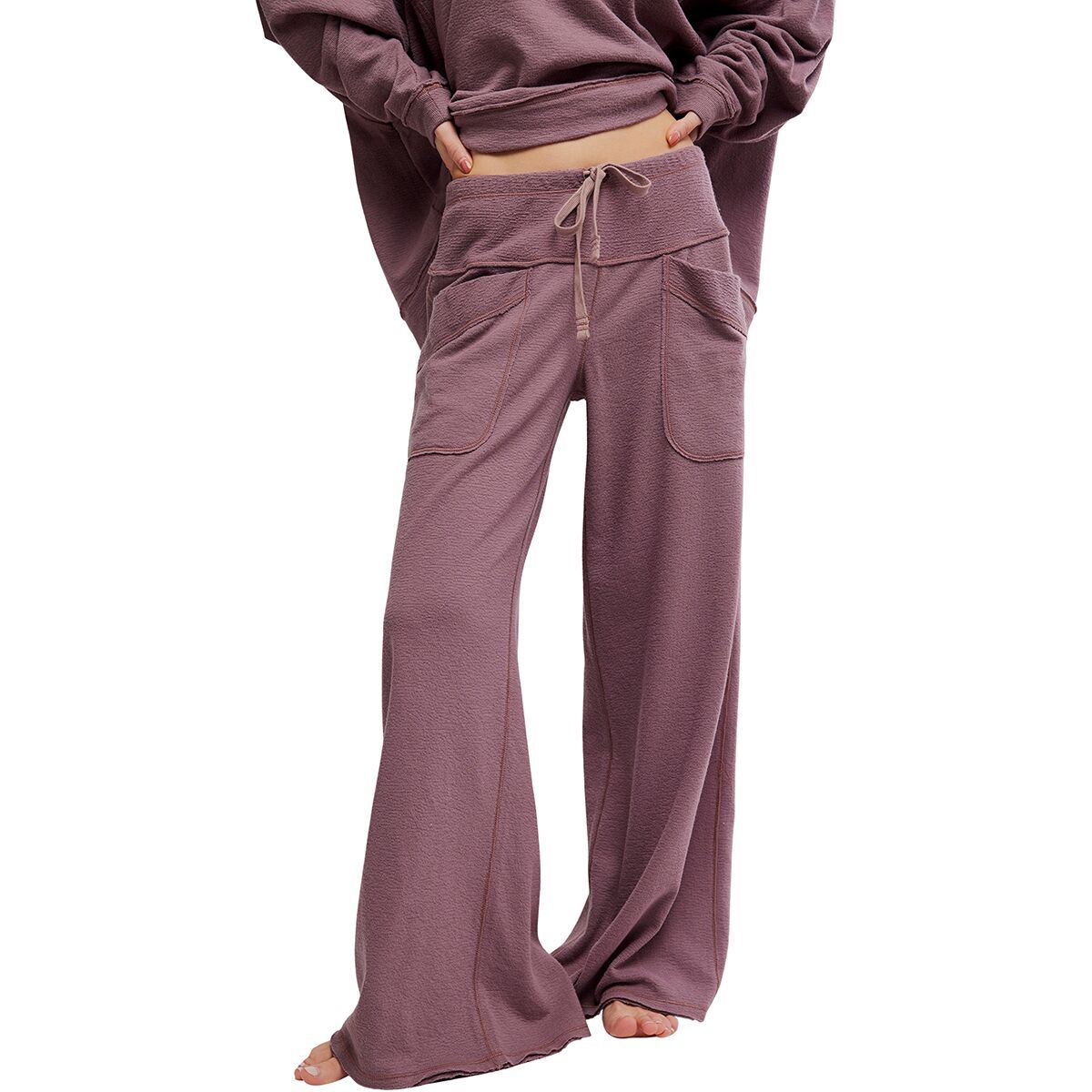 Image of Free People Staycation Lounge Pant - Women's Elderberry Tea, L