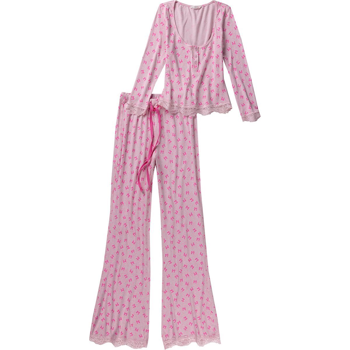 Image of Free People Stolen Dance Sleep Set - Women's Candy Lilac Combo, L