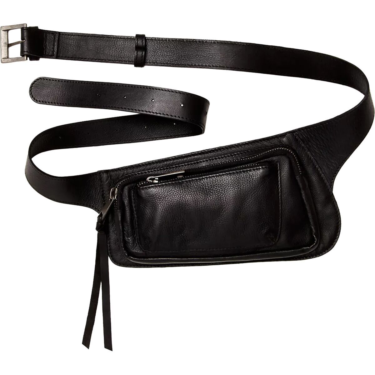Free People Avalon Leather Sling Black Leather, One Size